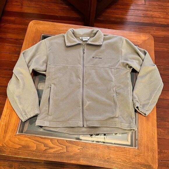 Columbia Large Tan CoatโJacketโFuzzyโWarm - Picture 15 of 16